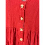 Torrid Red Rayon Crepe Bell Sleeve Cold Shoulder Top Women's 3 3X 22-24 Photo 6