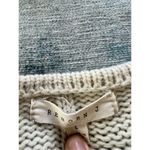 Reborn J  Ivory Cable Knit Open Front Cardigan Women's Large Photo 2