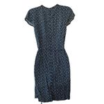 Brandy Melville Navy Blue Ditsy Floral Robbie Wrap Dress OS Photo 6
