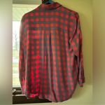 Treasure & Bond  Boyfriend Plaid Button Down Size L Photo 4