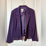 Koret Paisley Dress with embroidered Blazer set size 18 Purple Photo 7