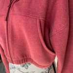 Lorna Jane thick fleece cotton blend cropped zip hoodie sweater size S small Photo 2
