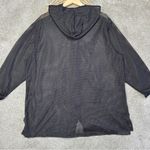 Dotti Women’s Swimwear Coverups Full Zip Hooded Tunic See Through in Black XL Photo 4