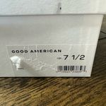 Good American  white clear block heels Photo 7