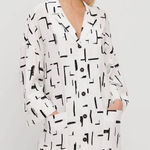 Bimba y Lola Monochromatic Shirt Dress (Size S) White Photo 0