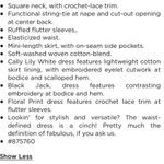 Old Navy New  waist-defined flutter-sleeve tie-back mini dress, size xl Photo 13