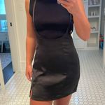 Wild Honey Black satin Suspender skirt  Photo 0