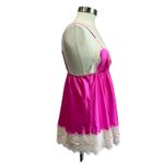 Victoria's Secret Y2K Victoria Secret Pink Satin Lingerie Tank Top Size Large Photo 2