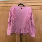 Western Range | Ruffle western cotton/linen long sleeve Pink Size L Photo 4