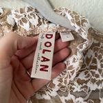 Anthropologie Dolan Sheer Lace Floral Ivory Mock Neck Blouse Top Women’s Size L Photo 11