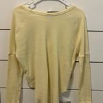 Aritzia TNA Yellow Thermal Top Size XS Photo 2