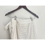 Ralph Lauren Polo Asymmetrical Eyelet Mid Skirt Ruffle Wrap Boho Summer Luxe 10 Photo 6