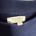 Madewell mile(s)  Confetti Floral Embroidered Mainstay Sweatshirt Size Large Blue Photo 2