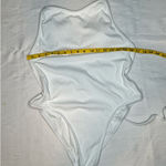 Andies Swim The Paloma White Ribbed One Piece Swimsuit SIZE XXL Photo 2