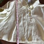 Adidas Light Neon Yellow Cropped Polo Shirt Photo 6