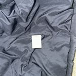 Garnet Hill  Charcoal Puffer Coat with Faux Fur Hood size 10 Photo 2