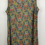 Daniel Rainn ‎ Navy Hearts Sleeveless Sheer Blouse Photo 0