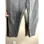 Abercrombie & Fitch The Ankle Straight Ultra High Rise Gray Wash Black Size 32 Photo 2