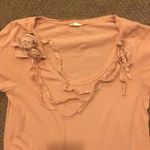 J.Crew  Scoop Neck T Shirt with Ribbon Detail Photo 1