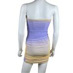 ZARA  Ombré Mesh Strapless Mini Dress Photo 7