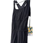 Diane Von Furstenberg DVF x Target Collab Black & Gray Zebra Athletic Jumpsuit Womens Size Small NWT Photo 4