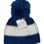Spyder NWT  Blue & White Striped Beanie Stocking Cap Photo 0