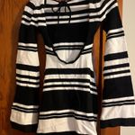 Striped backless sweater dress Multiple Size M Photo 0
