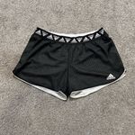 Adidas Black and White Mesh Reversible Running Shorts size Medium Photo 4