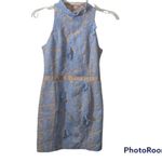 English Factory ‎ women’s small lace appliqué mini dress Photo 2