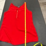 EXPRESS  Red Zip Up Tank Top Photo 7