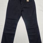 Levi's 724 high rise slim straight jeans size W38''xL42'' women's black Photo 0