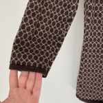 Talbots  100% Merino Wool Sweater Turtle Neck Brown Three Quarter Sleeves Small Photo 2