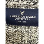 American Eagle  Vintage Knit Long Sleeve Deep VNeck Zip Cardigan 2000's Size M Photo 6