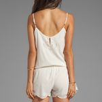 Joie  Liyah Eyelet Romper in Porcelain Lace Size M Photo 2