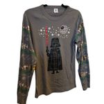 Hannah Andersson Grey Darth Vader Holiday Carolers Size Small Long Sleeve PJ Top Gray Photo 1