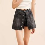 Free People We The Free Midnight Sun Skort in First Love Denim Washed black 29 Photo 1