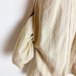 NWT Sovere Shift Cotton Mini Shirt Dress in Natural Size Small Tan Photo 8