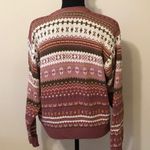 Vintage Fair Isle Cardigan Pink Size undefined Photo 2