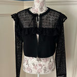 ZARA Cropped lace cardigan  Photo 0