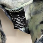 Blind Rooster Sweatshirt Medium Pullover Tie Dye Floral Embroidered Soul On Fire Blue Photo 10