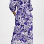 Mara Hoffman 💕💕 Fila Dress ~ Purple with White Abstract Print Small S NWT Photo 2