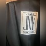 Jones New York VINTAGE 100% PURE WOOL Black Jacket Size Medium/Large Photo 7