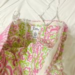Lilly Pulitzer vintage strapless sleeveless floral picnic paisley cotton dress Photo 3