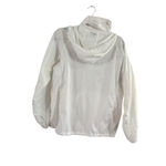 Zeagoo Women's  White Full Zip Hooded Windbreaker Jacket S Photo 3