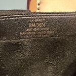 Lucky Brand  Black Suede Heeled Boots, Size 6 Photo 5