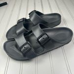 Birkenstock  Arizona Black EVA Slip-On Two-Strap Sandals Sz 9 Women’s S 8 Men’s Photo 3