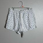 Hollister Women Elastic Waist Sleep Pajama Shorts White Floral size S Photo 0