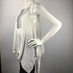 Sun & Shadow  Embroidered Strappy Flowy Gauze Tank Photo 5
