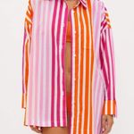 Beach Riot  Revolve Alexa Pink Sunset Stripe Swim Cover Up Summer Photo 13