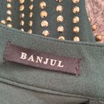 BANJUL  Black Dress with Gold Accents Photo 12